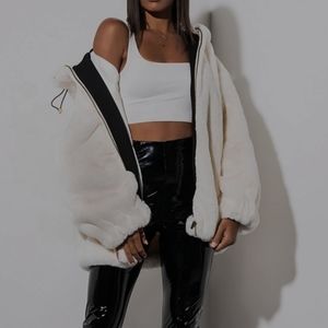 AKIRA Oversized Faux Fur Coat